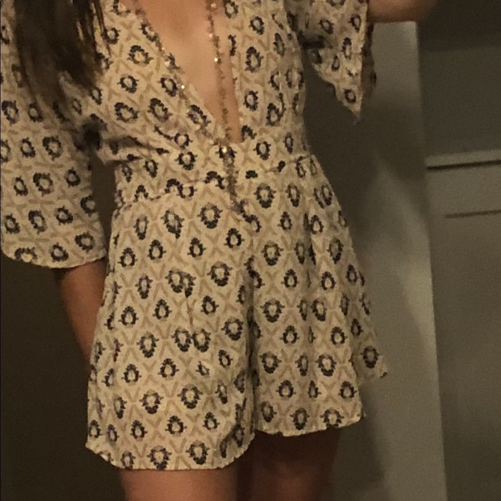 Nasty Gal V-Neck Romper